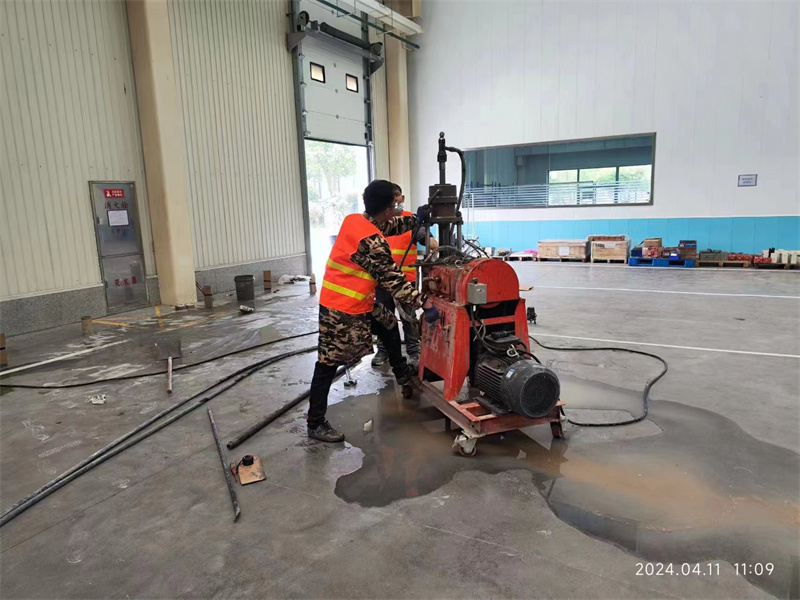 杭州厂房地面下沉塌陷注浆加固施工